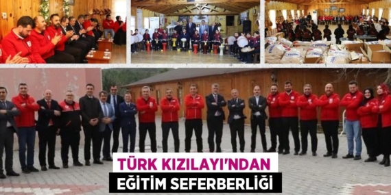 TÜRK KIZILAYI’NDAN  EĞİTİM SEFERBERLİĞİ