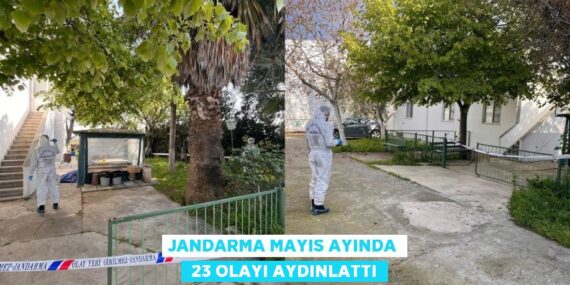 JANDARMA MAYIS AYINDA  23 OLAYI AYDINLATTI