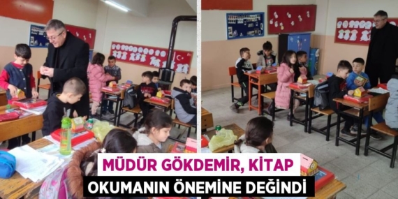MÜDÜR GÖKDEMİR, KİTAP OKUMANIN ÖNEMİNE DEĞİNDİ