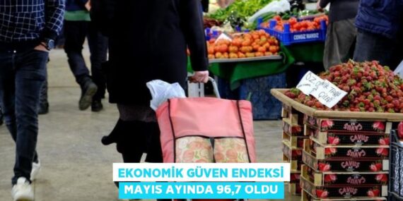 EKONOMİK GÜVEN ENDEKSİ MAYIS AYINDA 96,7 OLDU