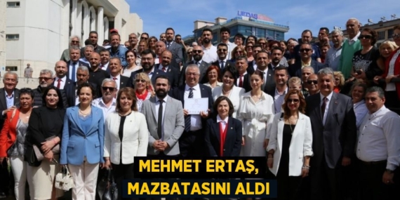 MEHMET ERTAŞ, MAZBATASINI ALDI