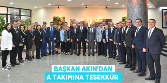 Başkan Akın’dan A Takımına Teşekkür