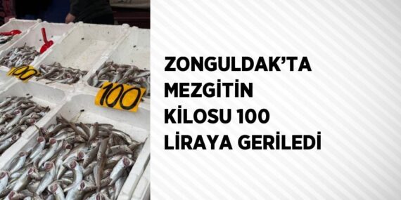 ZONGULDAK’TA MEZGİTİN KİLOSU 100 LİRAYA GERİLEDİ