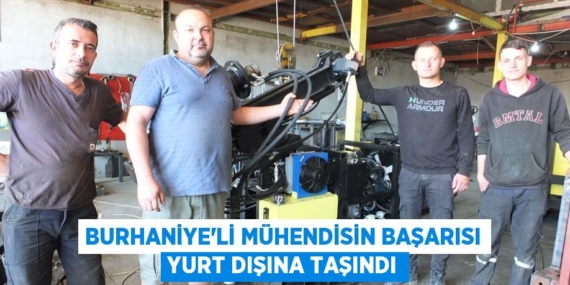 BURHANİYE’Lİ MÜHENDİSİN BAŞARISI YURT DIŞINA TAŞINDI