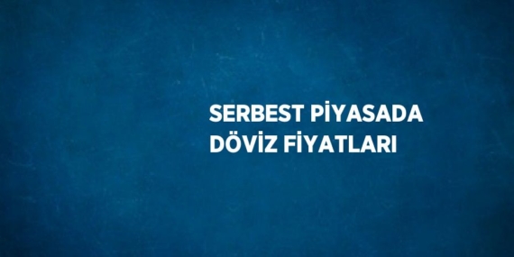 SERBEST PİYASADA DÖVİZ FİYATLARI