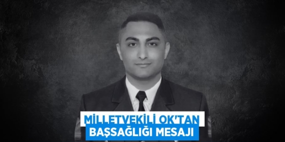 MİLLETVEKİLİ OK’TAN BAŞSAĞLIĞI MESAJI
