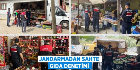 JANDARMADAN SAHTE GIDA DENETİMİ