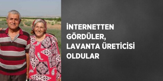 İNTERNETTEN GÖRDÜLER, LAVANTA ÜRETİCİSİ OLDULAR