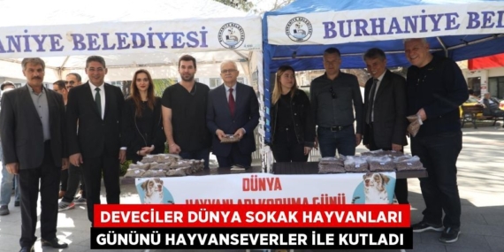 DEVECİLER DÜNYA SOKAK HAYVANLARI GÜNÜNÜ HAYVANSEVERLER İLE KUTLADI