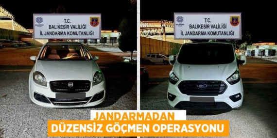 JANDARMADAN   DÜZENSİZ GÖÇMEN OPERASYONU