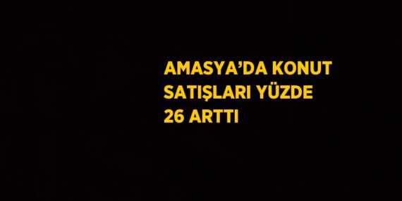 AMASYA’DA KONUT SATIŞLARI YÜZDE 26 ARTTI