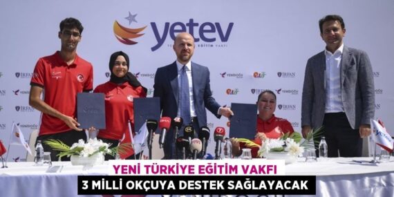 Yeni Türkiye Eğitim Vakfı 3 milli okçuya destek sağlayacak