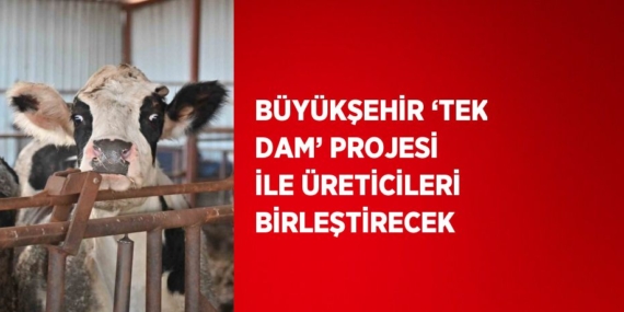 BÜYÜKŞEHİR ‘TEK DAM’ PROJESİ İLE ÜRETİCİLERİ BİRLEŞTİRECEK