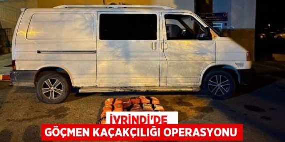 İVRİNDİ’DE   GÖÇMEN KAÇAKÇILIĞI OPERASYONU
