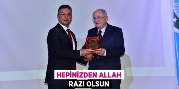 HEPİNİZDEN ALLAH RAZI OLSUN