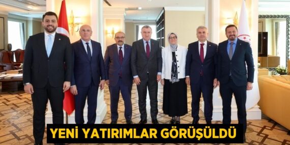 YENİ YATIRIMLAR GÖRÜŞÜLDÜ