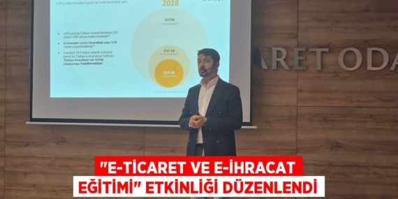 "E-TİCARET VE E-İHRACAT EĞİTİMİ" ETKİNLİĞİ DÜZENLENDİ