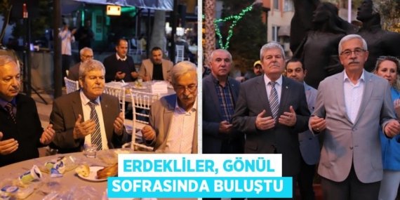 ERDEKLİLER, GÖNÜL SOFRASINDA BULUŞTU