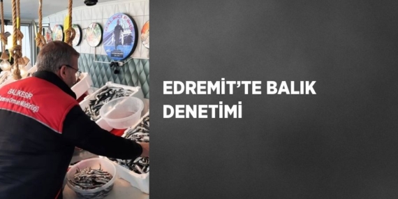 EDREMİT’TE BALIK DENETİMİ