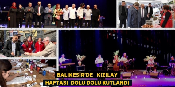 BALIKESİR’DE   KIZILAY HAFTASI  DOLU DOLU KUTLANDI