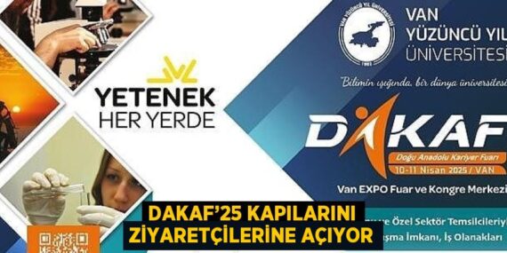 DAKAF’25 KAPILARINI ZİYARETÇİLERİNE AÇIYOR
