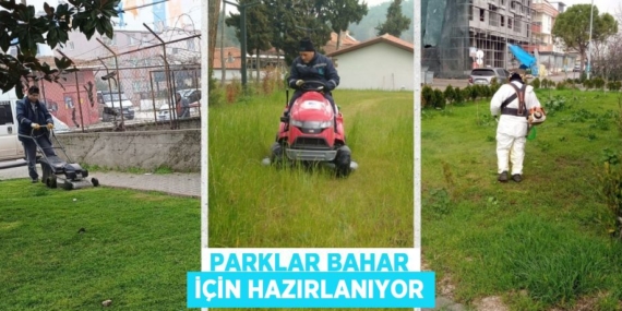 PARKLAR BAHAR İÇİN HAZIRLANIYOR