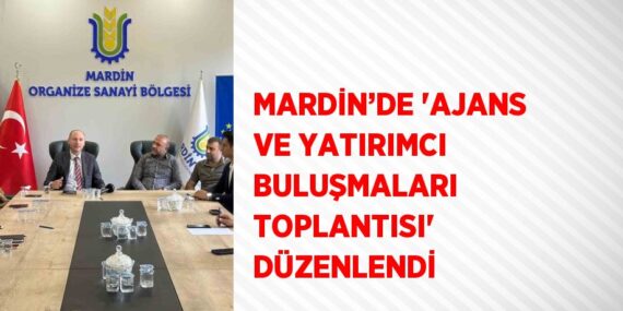 MARDİN’DE ‘AJANS VE YATIRIMCI BULUŞMALARI TOPLANTISI’ DÜZENLENDİ