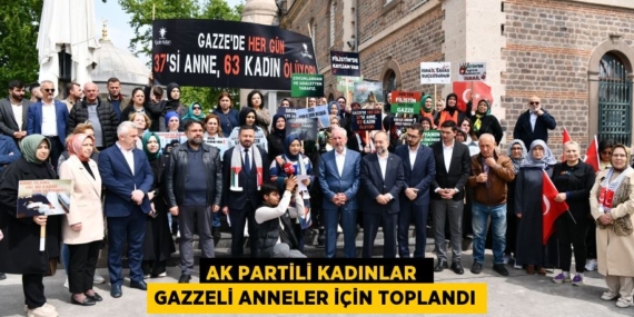 AK Partili kadınlar  Gazzeli anneler için toplandı