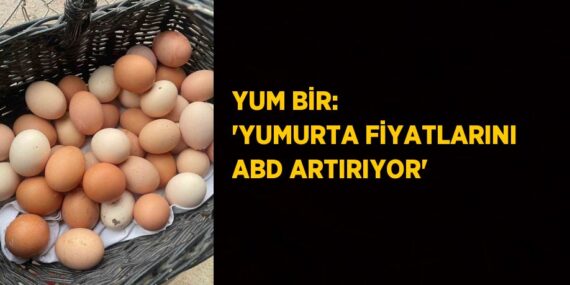 YUM BİR: ‘YUMURTA FİYATLARINI ABD ARTIRIYOR’