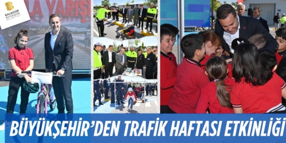 BÜYÜKŞEHİR’DEN TRAFİK HAFTASI ETKİNLİĞİ