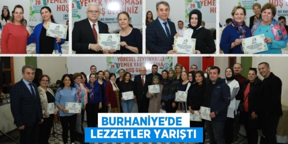 BURHANİYE’DE   LEZZETLER YARIŞTI