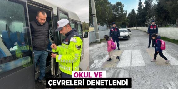 OKUL VE ÇEVRELERİ DENETLENDİ