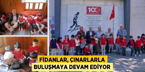 FİDANLAR, ÇINARLARLA BULUŞMAYA DEVAM EDİYOR