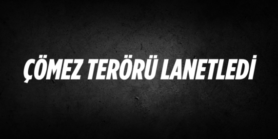 ÇÖMEZ TERÖRÜ LANETLEDİ