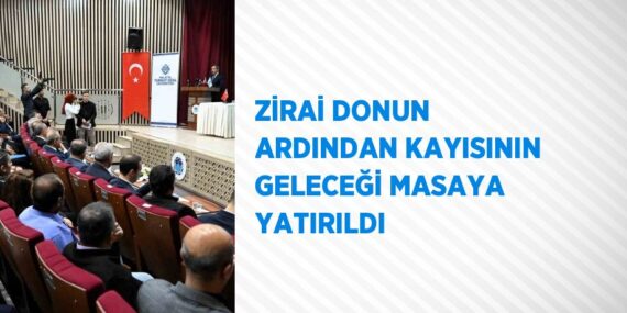 ZİRAİ DONUN ARDINDAN KAYISININ GELECEĞİ MASAYA YATIRILDI