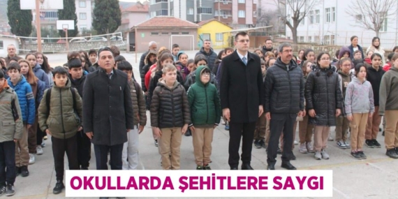 OKULLARDA ŞEHİTLERE SAYGI