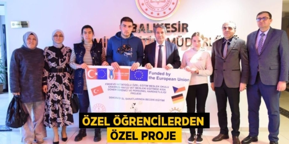 ÖZEL ÖĞRENCİLERDEN ÖZEL PROJE