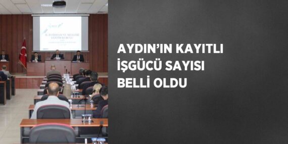 AYDIN’IN KAYITLI İŞGÜCÜ SAYISI BELLİ OLDU
