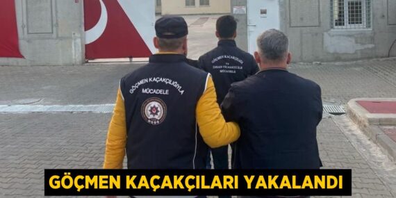 GÖÇMEN KAÇAKÇILARI YAKALANDI