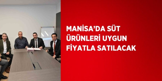 MANİSA’DA SÜT ÜRÜNLERİ UYGUN FİYATLA SATILACAK
