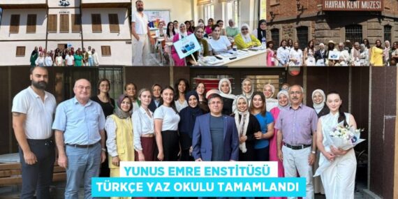 YUNUS EMRE ENSTİTÜSÜ TÜRKÇE YAZ OKULU TAMAMLANDI