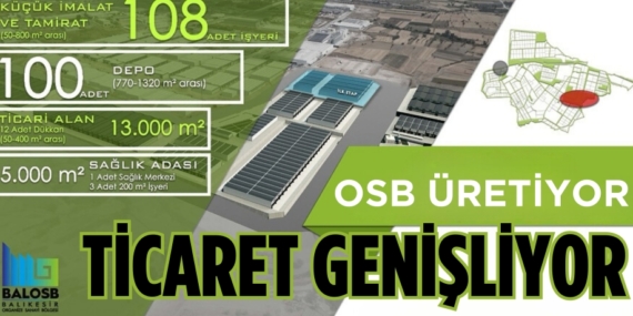OSB ÜRETİYOR  TİCARET GENİŞLİYOR