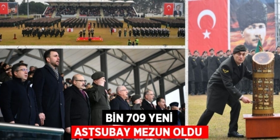 BİN 709 YENİ ASTSUBAY MEZUN OLDU