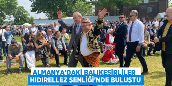 ALMANYA’DAKİ BALIKESİRLİLER  HIDIRELLEZ ŞENLİĞİ’NDE BULUŞTU