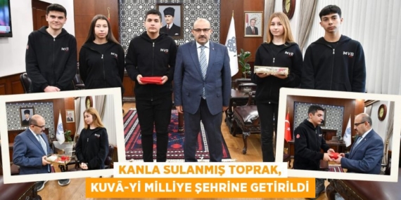 KANLA SULANMIŞ TOPRAK, KUVÂ-Yİ MİLLİYE ŞEHRİNE GETİRİLDİ