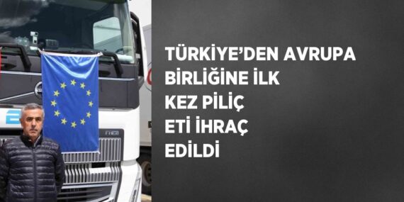 TÜRKİYE’DEN AVRUPA BİRLİĞİNE İLK KEZ PİLİÇ ETİ İHRAÇ EDİLDİ