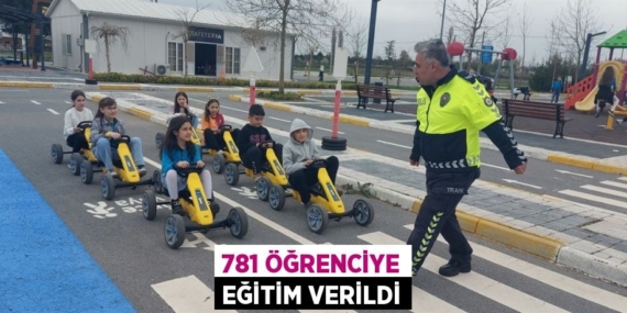 781 ÖĞRENCİYE EĞİTİM VERİLDİ
