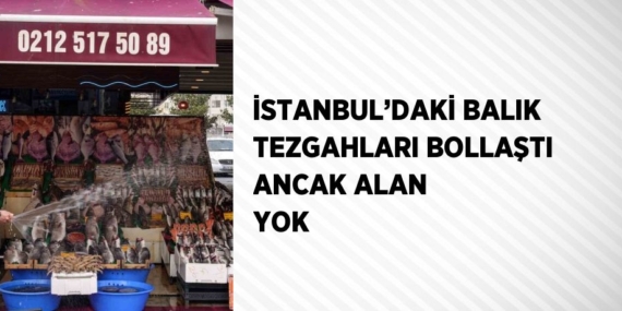 İSTANBUL’DAKİ BALIK TEZGAHLARI BOLLAŞTI ANCAK ALAN YOK