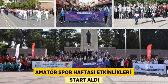 AMATÖR SPOR HAFTASI ETKİNLİKLERİ   START ALDI