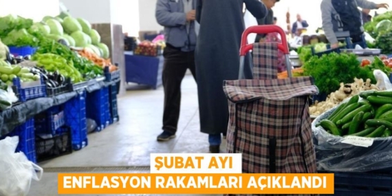 ŞUBAT AYI ENFLASYON RAKAMLARI AÇIKLANDI